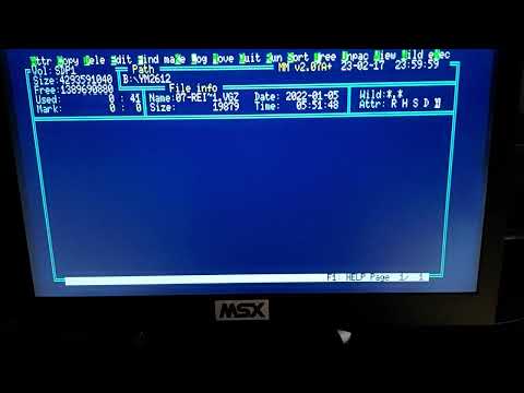 Chip Music X68000 YM-2151 VGM on SFG-05 clone card MSX 2+