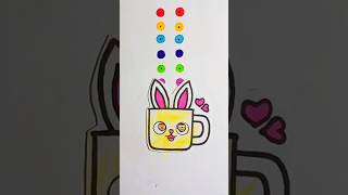 Download lagu Rabbit cup colour mixing eyes  #shorts #shortvideo #short #usa mp3