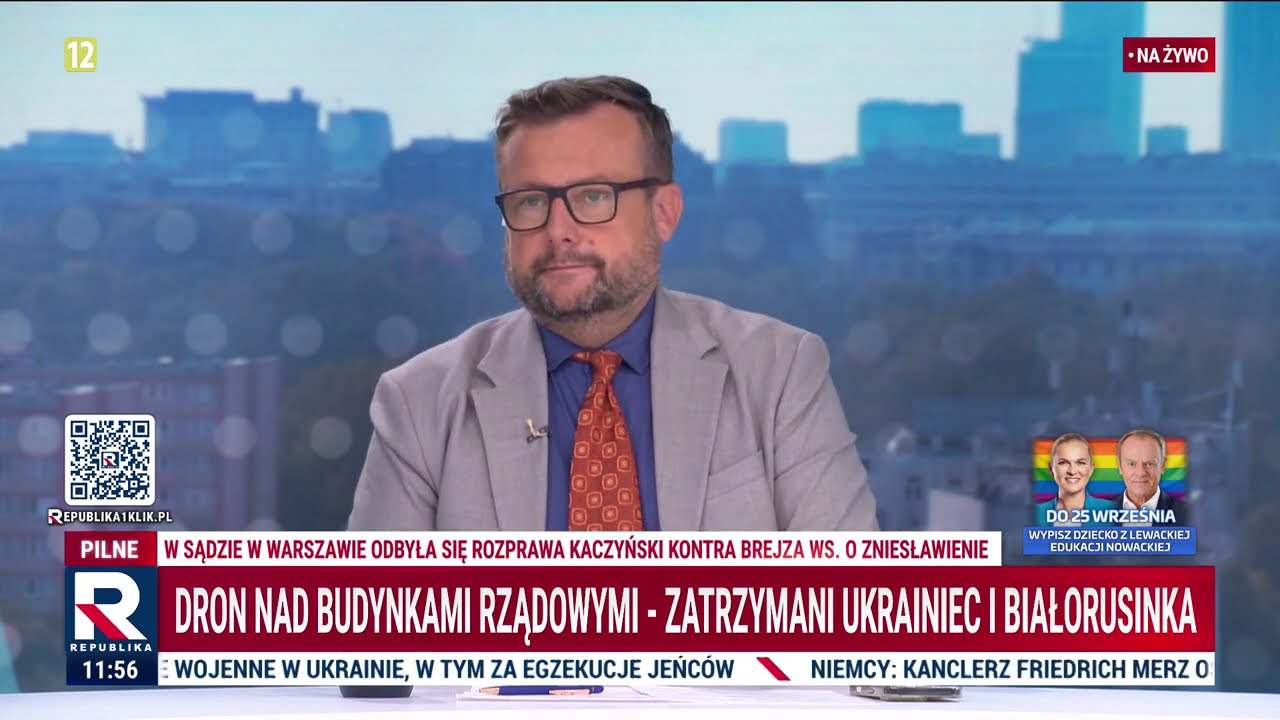 #PO11 | Dron nad budynkami rządowymi - zatrzymani Ukrainiec i Białorusin