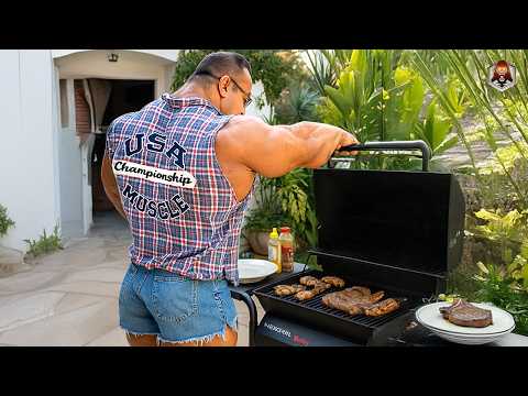 NASSER EL SONBATY 25000 CALORIE DIET - FULL DAY OF EATING - NASSER EL SONBATY DIET MOTIVATION