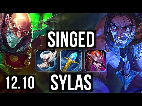 SINGED vs SYLAS (MID) | Rank 5 Singed, 6/2/18, 400+ games | EUW Master | 12.10