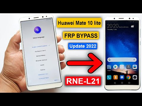 Huawei Mate 10 lite (RNE-L21) Frp Bypass | Huawei Mate 10 Lite Gmail Account Bypass Without PC