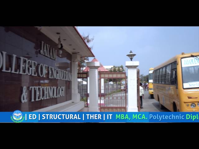 Jayam College of Engineering and Technology video #1