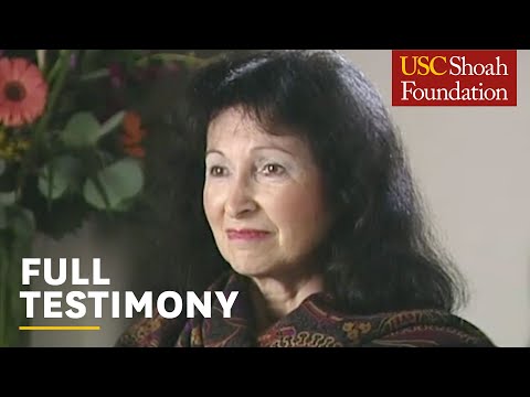 Jewish Holocaust Survivor Rachel Gottstein Full Testimony | USC Shoah Foundation