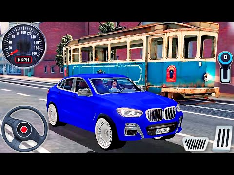 BMW X6 M Blue SUV City Driving Sydney Australia - Driving School Sim 2020 #8 - Android GamePlay
