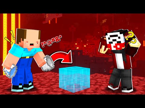 BALON KAFA İLE NETHER MACERASI !! - Minecraft