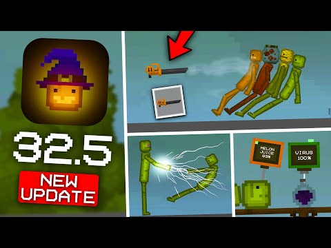 NEW UPDATE 32.5! NEW ABILITIES! NEW MECHANISMS in Melon Playground