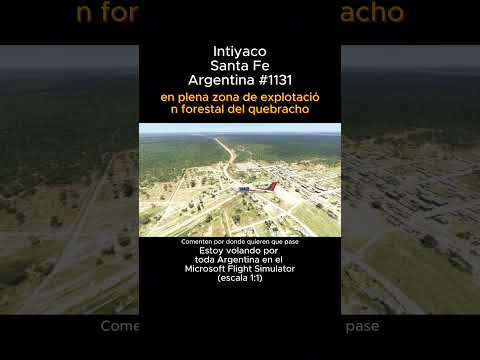 Intiyaco, Santa Fe desde el Microsoft Flight Simulator #intiyaco #santafe #msfs #argentina