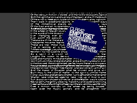 Altogether Lost (Chris Liebing Remix)