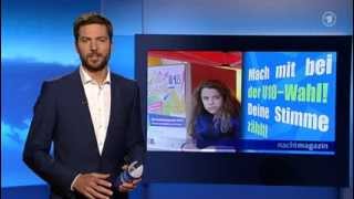 preview picture of video 'Tagesschau Nachtmagazin zur U18-Wahl am 13.09.2013'