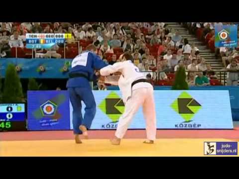 Judo 2013  European Championships Budapest: Tchrikishvili (GEO) - Bottieau (BEL) [-81kg] semi-final