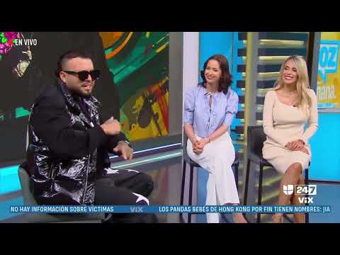 LA VOZ DE LA MAÑANA - Univision - Entrevista con el Cantante Ecuatoriano - Landy Garcia.
