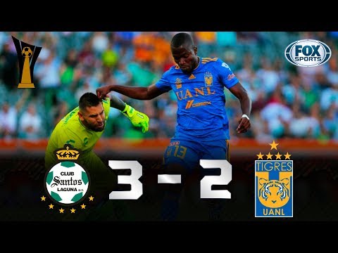 Santos Laguna - Tigres [3-2] | GOLES | Semifinal (...