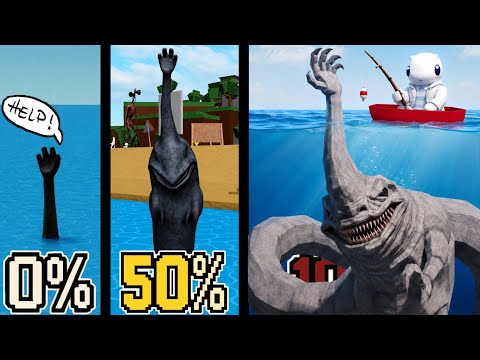 Aku 100% SEA HAND MONSTER di SCP Morph Roblox