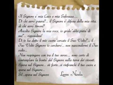 Il Signore e Mia Luce e Mia Salvezza