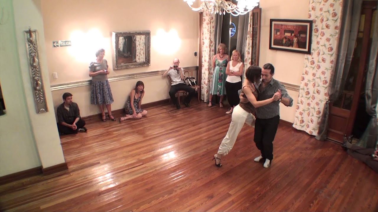 Gustavo Rosas y Gisela Natoli.Tango.Demo en Buenos Aires.