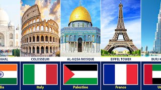 Famous Landmarks From Different Countries
