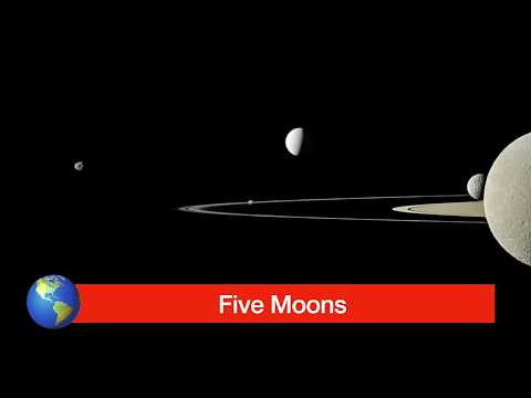 Five Moons. One Shot. Thank You, Cassini!