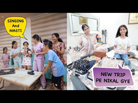 New Trip Pe Nikal Gye 😆 with  @RamneekSingh1313 | @CuteSisters