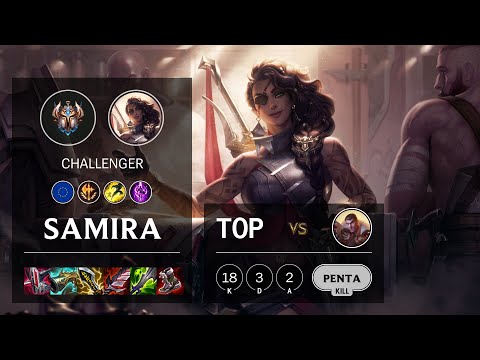 Samira Top vs Jayce - EUW Challenger Patch 11.13