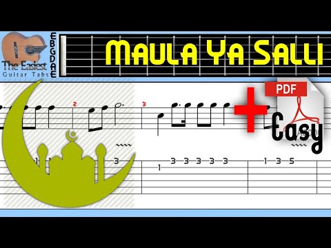 Maula Ya Salli Guitar Tab Maula Ya Salli Guitar Tab