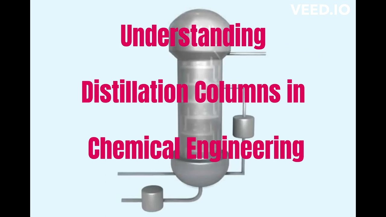How to understand the distillation column in Chemical engineering//Animation//#distillation