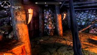 Destructible Skyrim - smashing up the Riverwood Trader