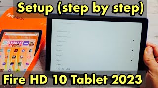 Amazon Fire HD 10 tablet 2023: How to Setup (step by step)