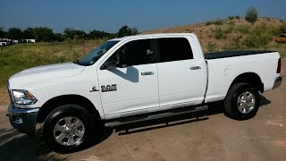 $45,991 white 2015 Ram 2500 4x4 Lone Star Edition Cummins Diesel