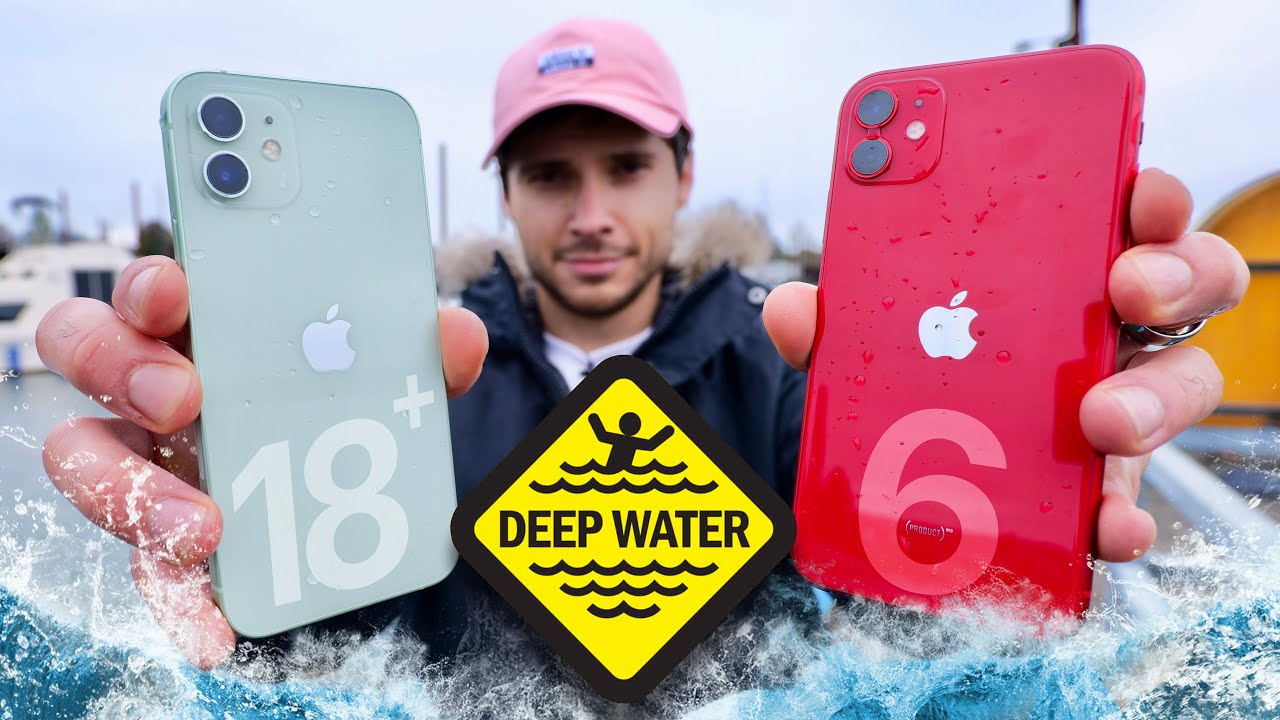 iPhone 12 vs 11 DEEP Water Test! 18 FT Rating Legit?