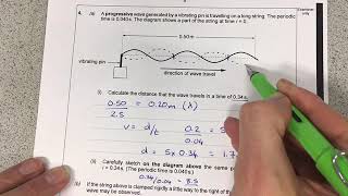 AS Physics 2.5 Exam Q Tutorial - Waves