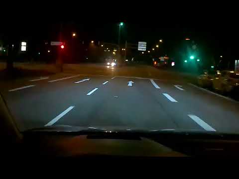 LoveToDrive   Flintbek, Germany to Kiel, Germany Autobahn at night