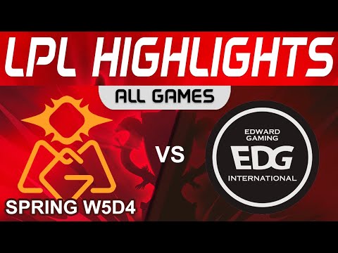 OMG vs EDG Highlights ALL GAMES LPL Spring Split 2024 Oh My God vs EDward Gaming by Onivia