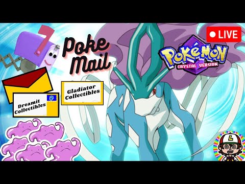 Pokemon Crystal part 5 and POKE MAIL (Gladiator and Dreamit Collectibles)