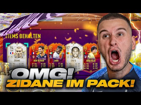 ICH ZIEHE 94 ICON ZIDANE! MEIN BESTES PACK OPENING ALLER ZEITEN! 🔥🔥