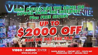 Special Factory Tech Deals NOW at Video & Audio Center
