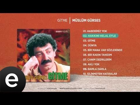 Müslüm Gürses -  Hakkını Helal Eyle (Official Audio)