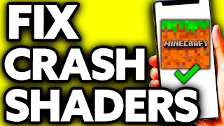 How To Fix Minecraft Crash While Loading Shaders [ONLY Way!]