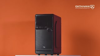 Корпус mATX Aerocool Qs-182, черный - купить в Ситилинк | 951689