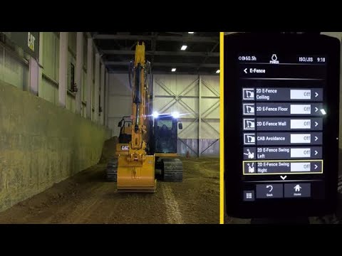 Next Generation Excavator Operator Training: E-fence Swing