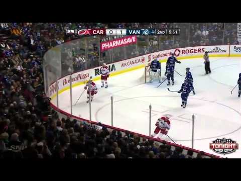 Canucks vs Hurricanes Highlights 12/9/13