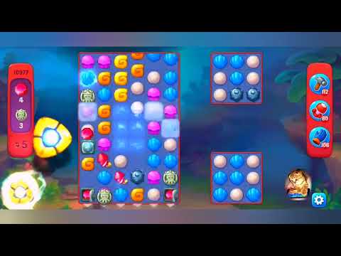 фишдом 2022  #  10977 уровень - прохождение без бустеров # Fishdom,   10977  level - no Boosters.