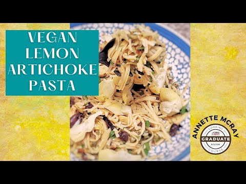 Vegan Lemon Artichoke Pasta