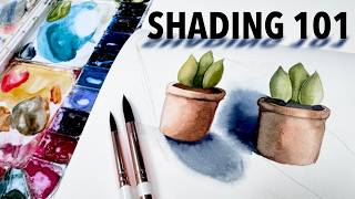 Where Do I Add Shadows??? Shading in Watercolour Made Simple!