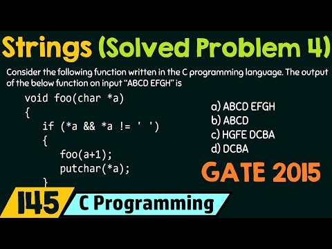 Strings Solved Problem 4