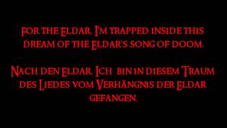 The Eldar - Blind Guardian (Lyrics and German Subtitle)