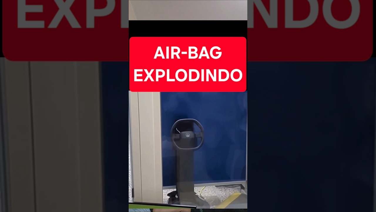 AIR-BAG ESTOURANDO EM CÂMERA LENTA É MUITO MANEIRO!