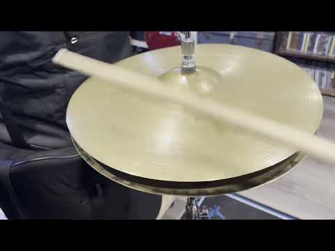 Zildjian 15" Small Stamp Hi Hats -Thin 1957-1959 image 13