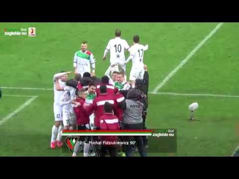 Bramki z meczu Zagłębie Sosnowiec - GKS Katowice (2:1)