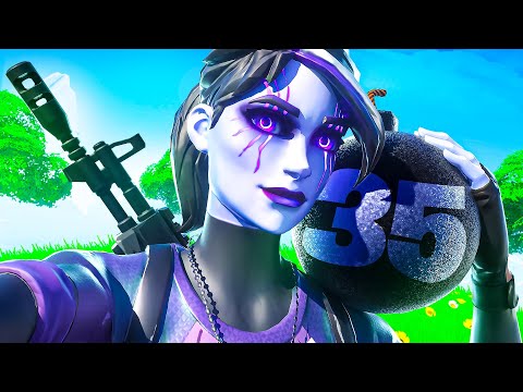 Solo vs Squads 35 Kills (Chapter 3 Building Kill Record)